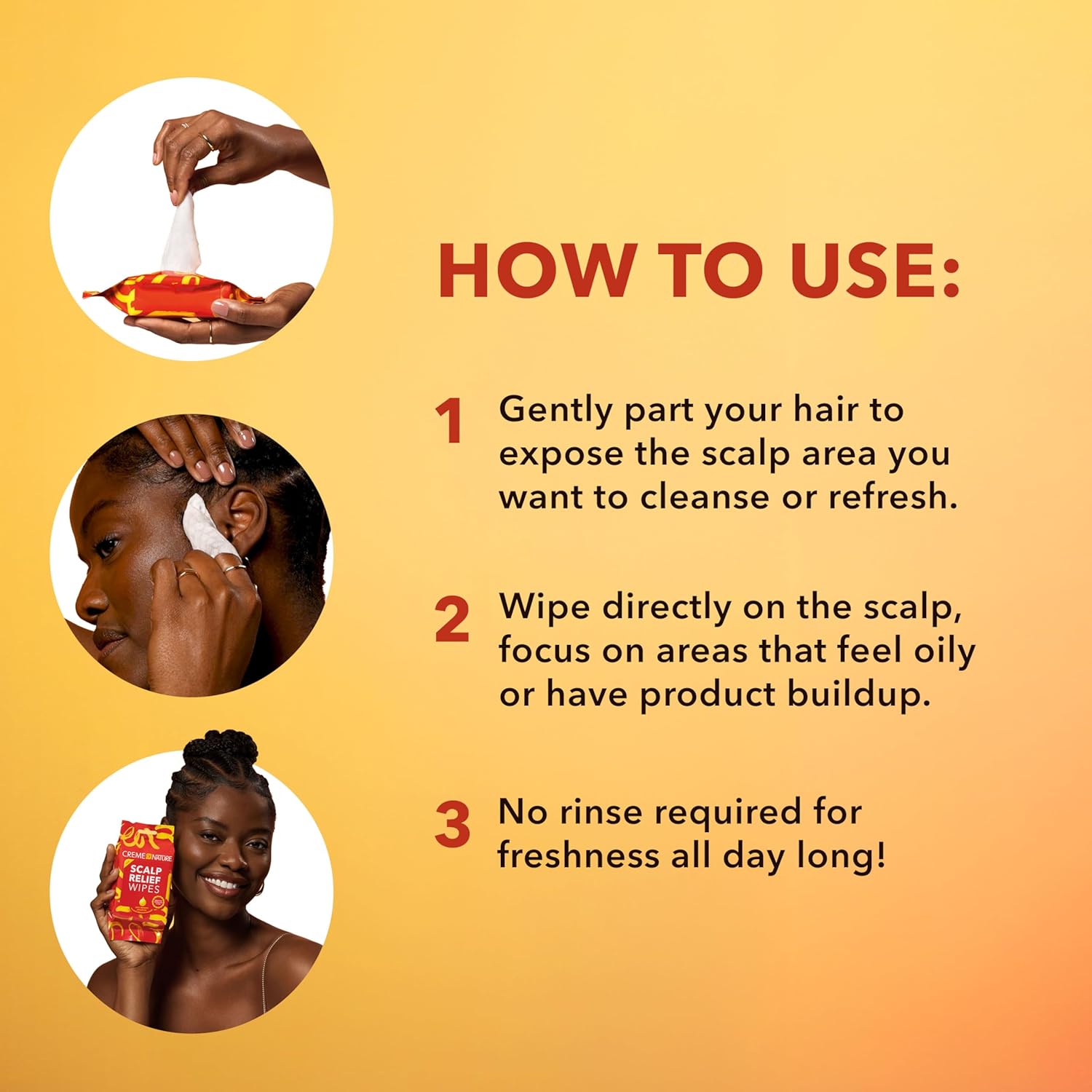 Creme of Nature® Argan Oil from Morocco Scalp Relief Wipes