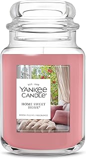 Yankee Candle Home Sweet Home Scented Candle, 22oz Large Jar, Up to 150 Hour Burn Time, Giftable