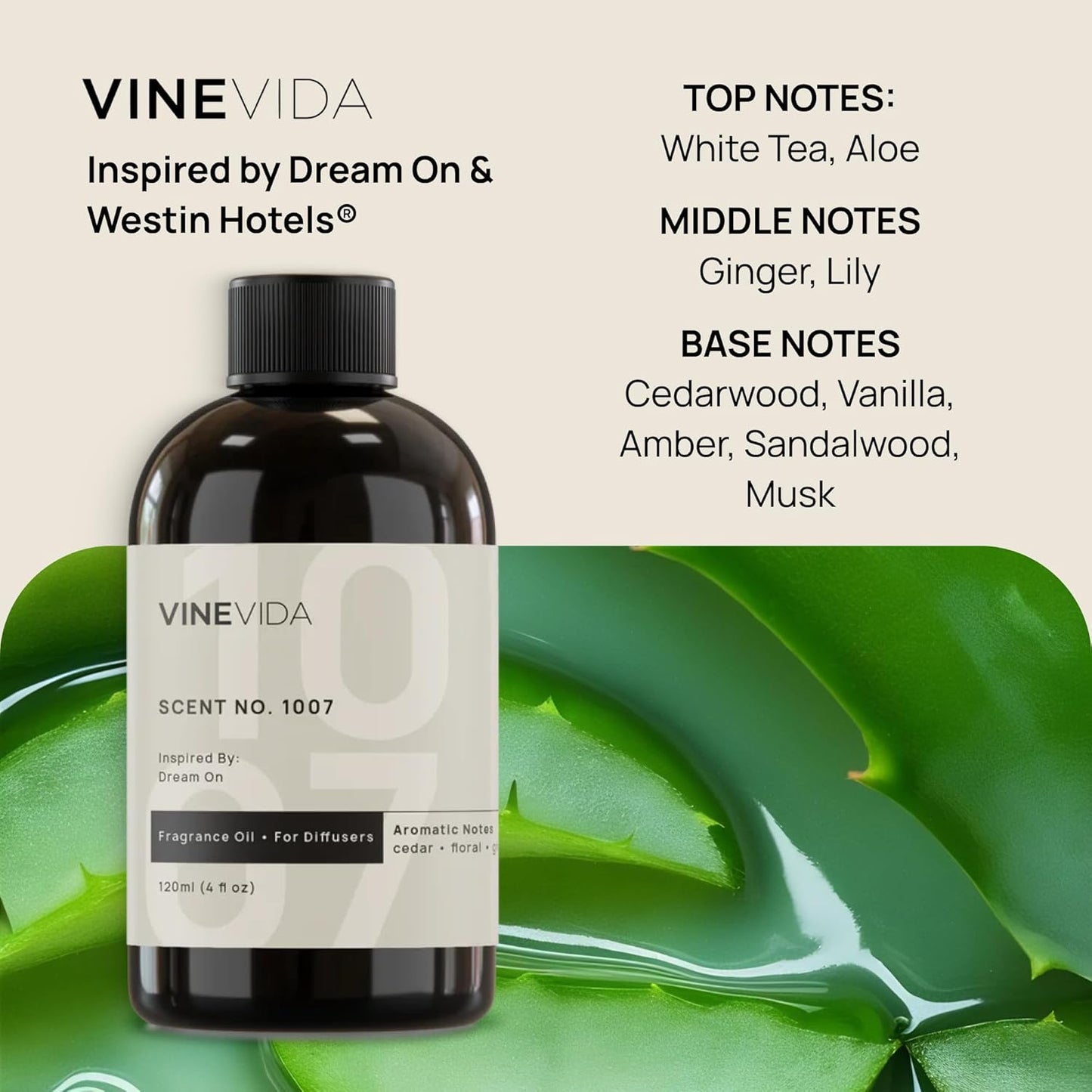 VINEVIDA Studio Plug in Waterless Diffuser and 3 Hotel Fragrance Oils - Essential Oil Diffuser for Home - Room Fragrance Air Diffuser [Black Scent Machine]