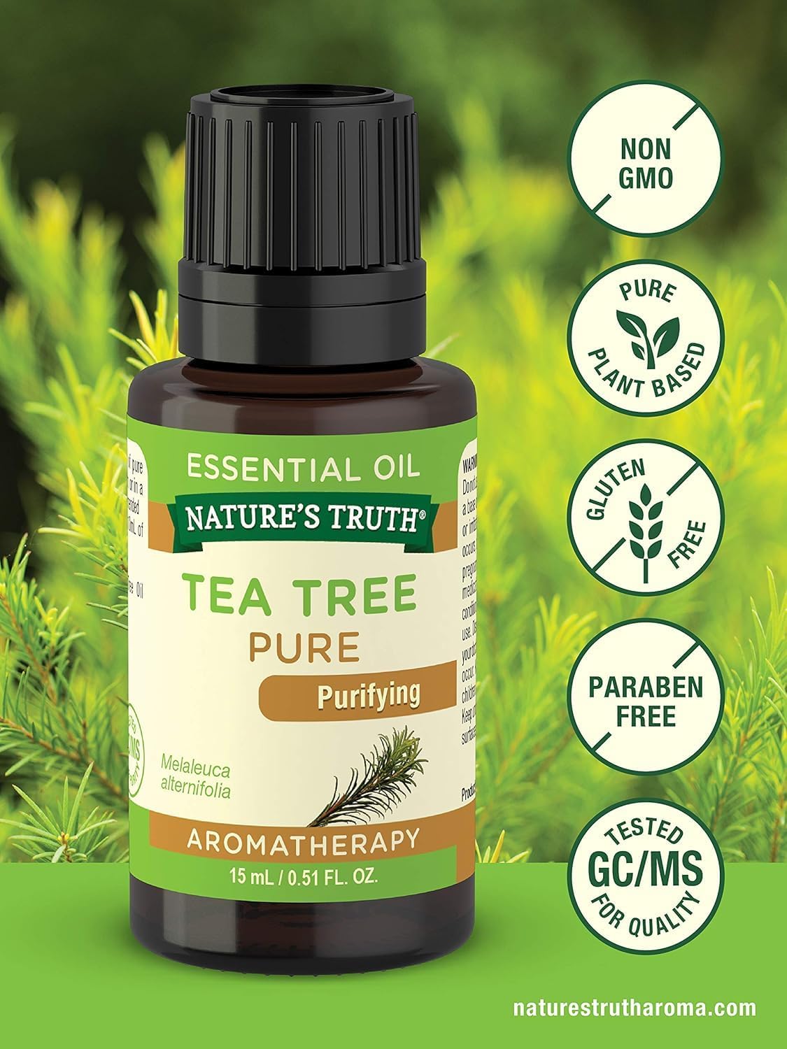 Nt Tea Tree Essential Oil Size .51z