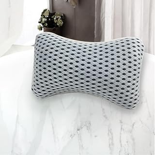 Upgraded Bath Pillows for Tub, Slip Resistant Waterproof Bath Pillows for Tub Neck and Back Support with 2 Strong Suction Cups, Relaxing Spa Essentials