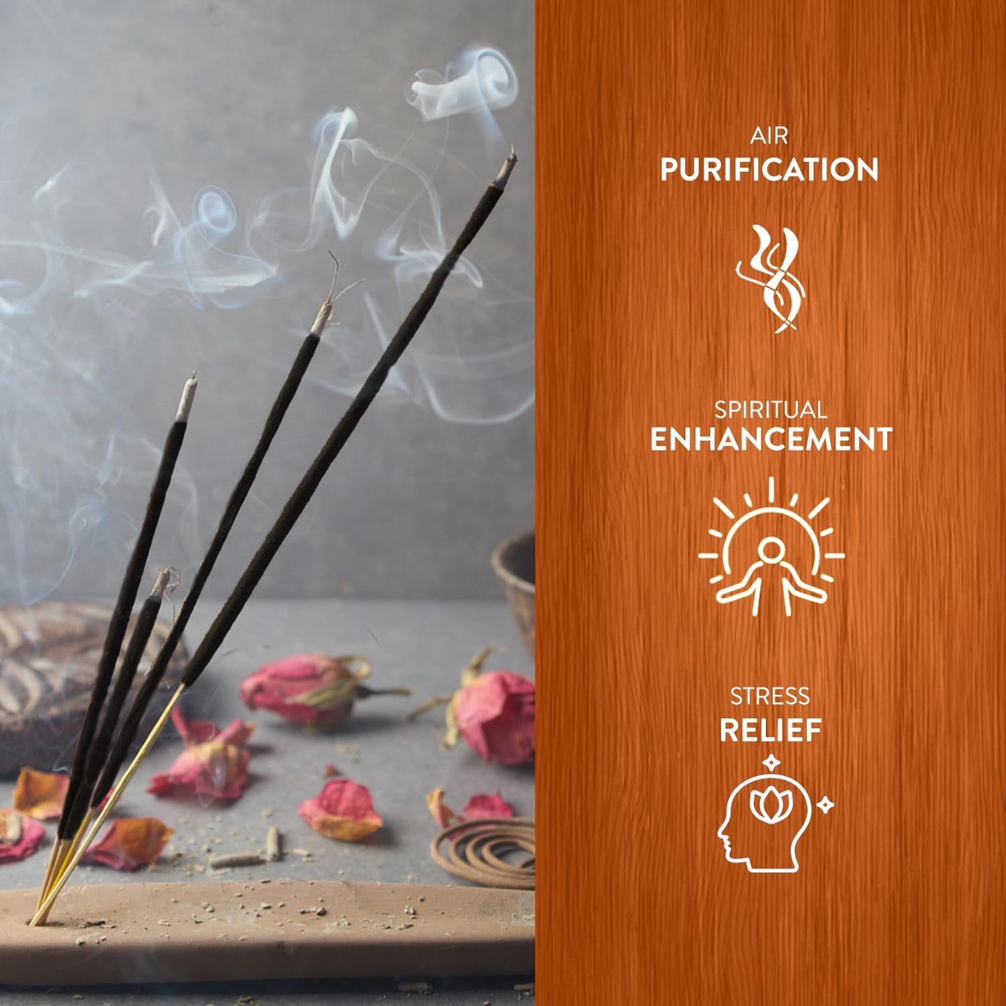 HEM Palo Santo Incense Sticks – (120 Sticks, 6 Boxes Inside) - 9 Inches Long,| Aromatherapy | Long-Lasting Relaxation & Meditation | Calming & Cleansing Incense for Home, Yoga & Spiritual Use. | Suitable for home fragrance and incense use.