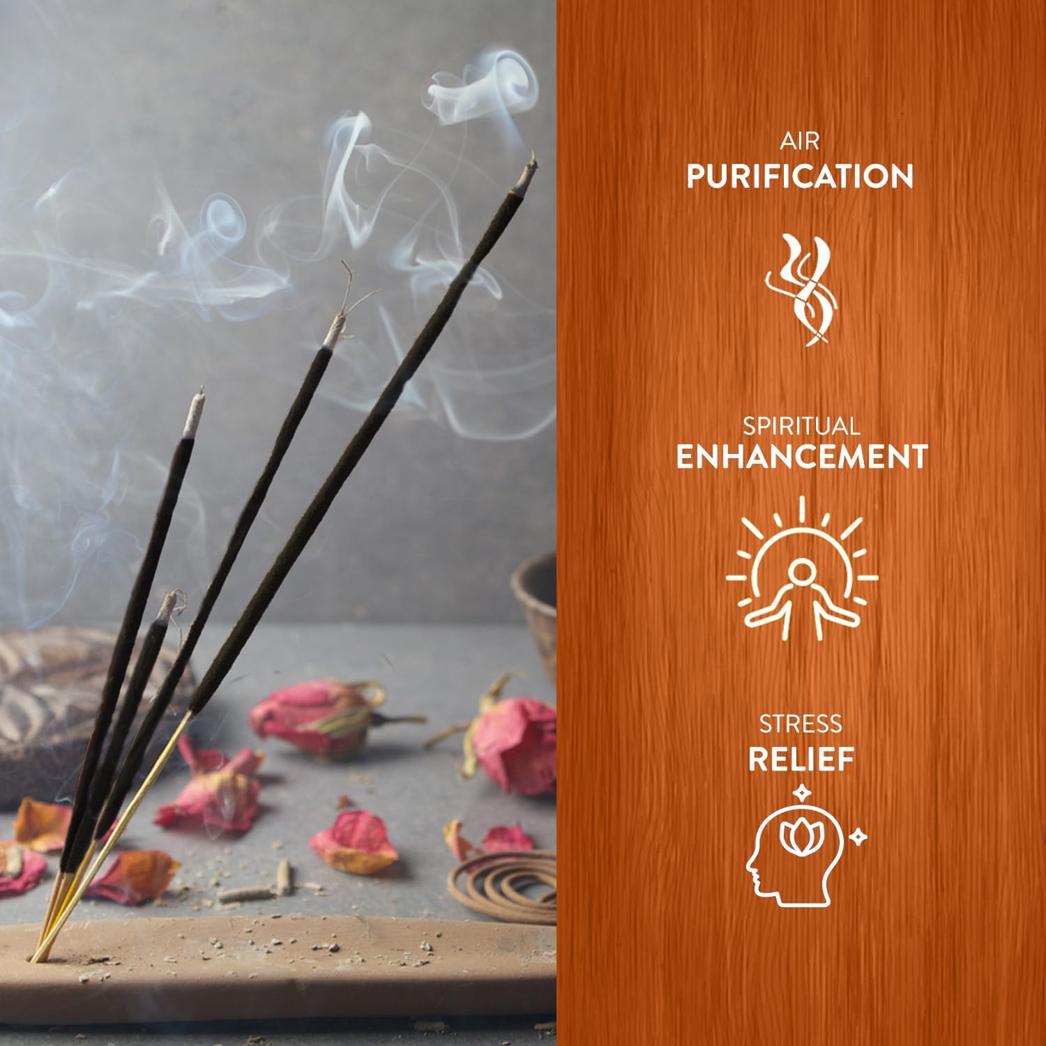 HEM Palo Santo Incense Sticks – (120 Sticks, 6 Boxes Inside) - 9 Inches Long,| Aromatherapy | Long-Lasting Relaxation & Meditation | Calming & Cleansing Incense for Home, Yoga & Spiritual Use. | Suitable for home fragrance and incense use.