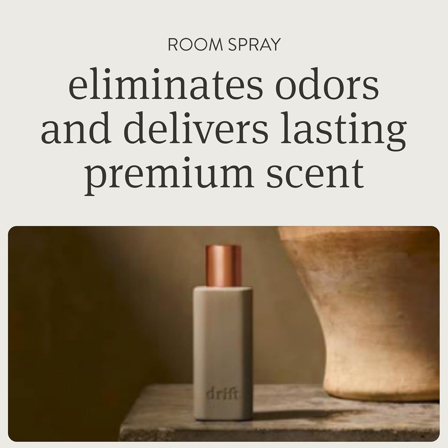 Drift Teak Scented Room Spray - Air Freshener - Clean Fragrance Oils - Premium Scent - Room Air Freshener - Air Fresheners For Home - 2.0 oz