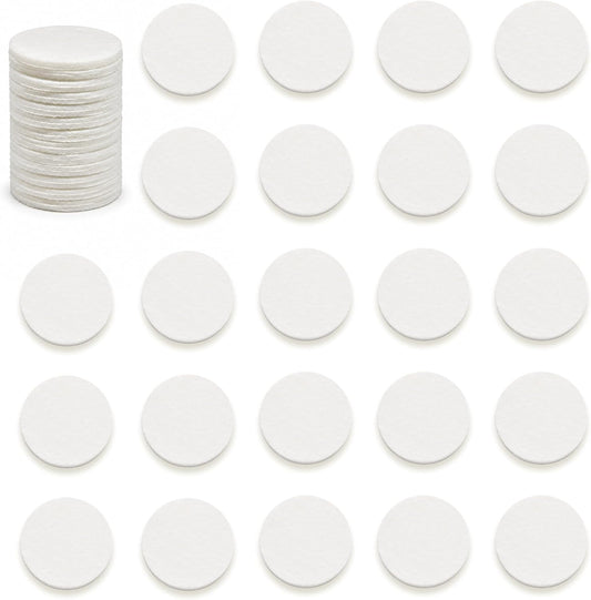 54 Round Refill Pads for Aromatherapy Essential Oil Diffusers and Lockets - 16mm Diameter and 2mm Thick - The Size of a US