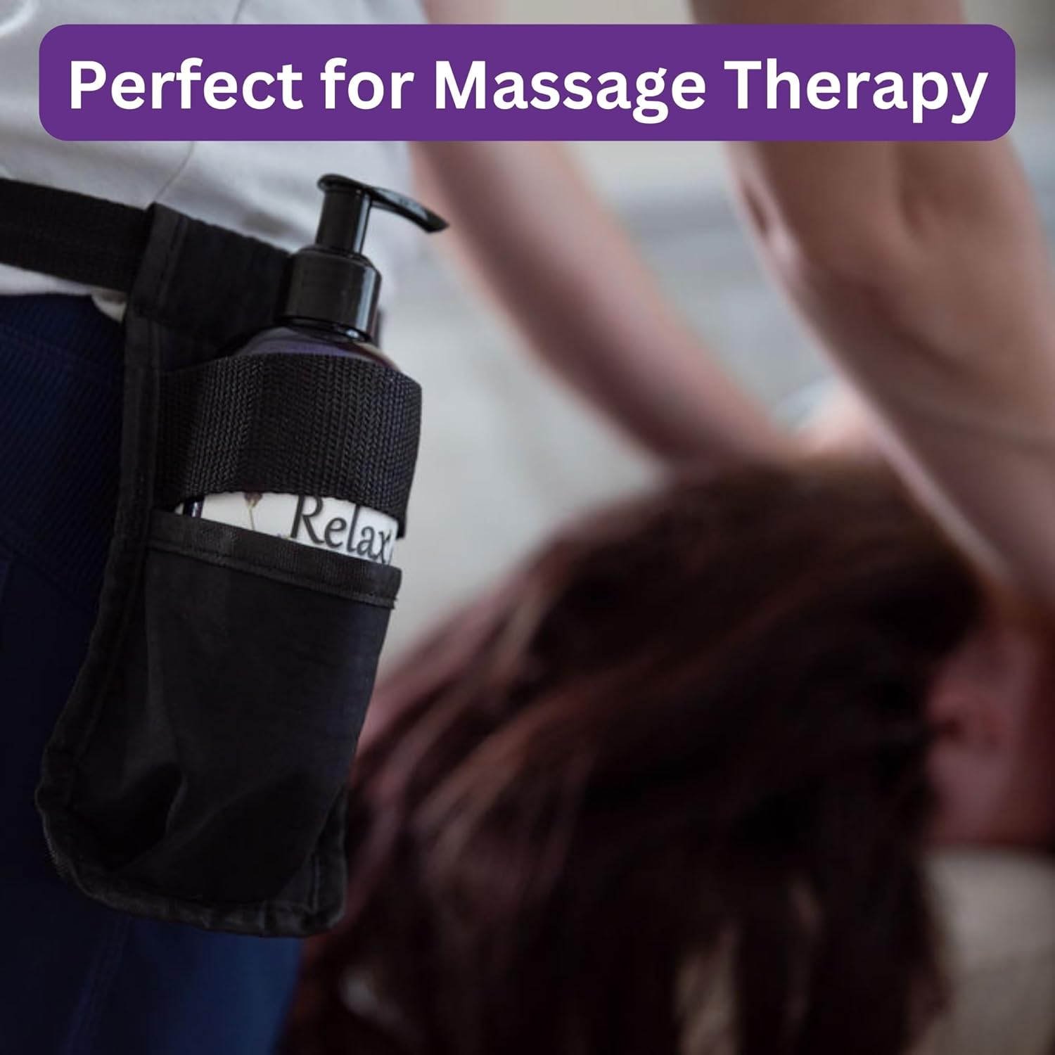 Relax Therapeutic Body Massage Oil - with Best Essential Oils for Sore Muscles & Stiffness – Lavender, Peppermint & Marjoram - All Natural - with Sweet Almond, Grapeseed & Jojoba Oil 8oz