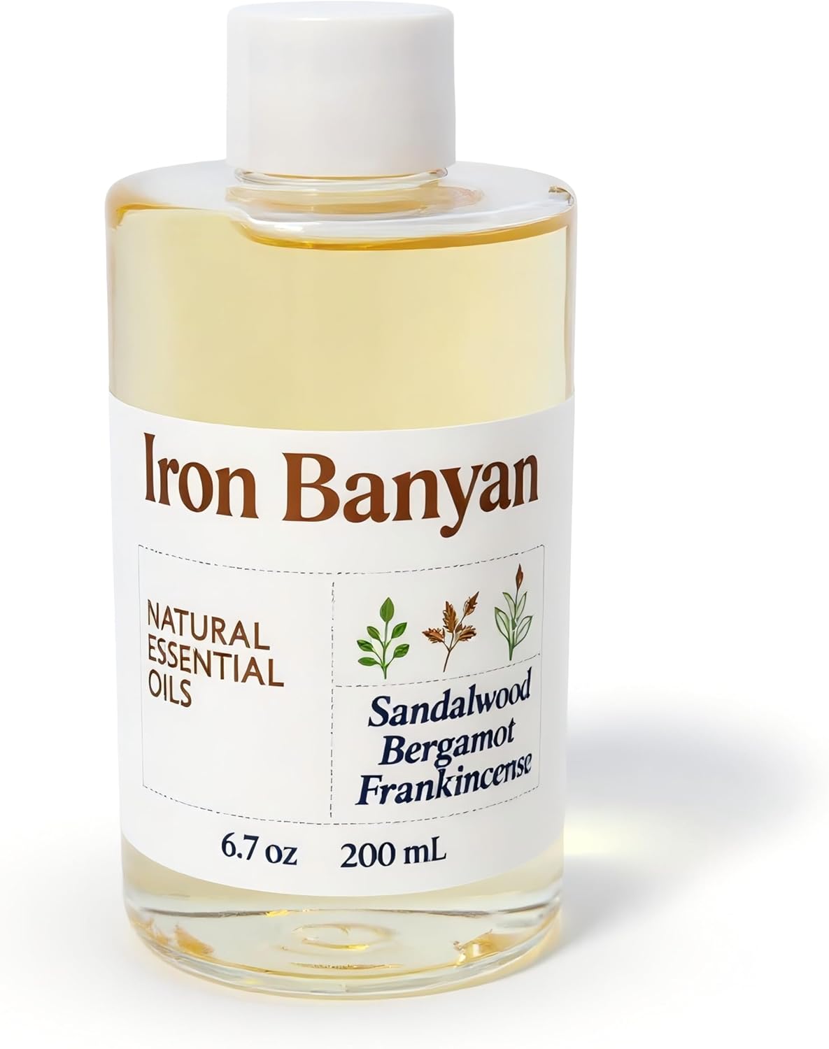 Sandalwood Bergamot Frankincense Essential Oil Blend 200ML - for Home Aromatherapy Diffuser