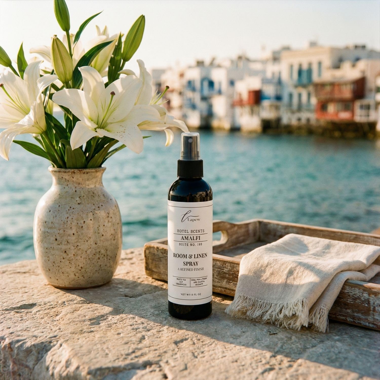 Lapew Hotel Scents Luxury Room Spray | Amalfi Suite 163 | Inspired by the Westin | Linen Spray Air Freshener & Fabric Spray | 8 fl oz
