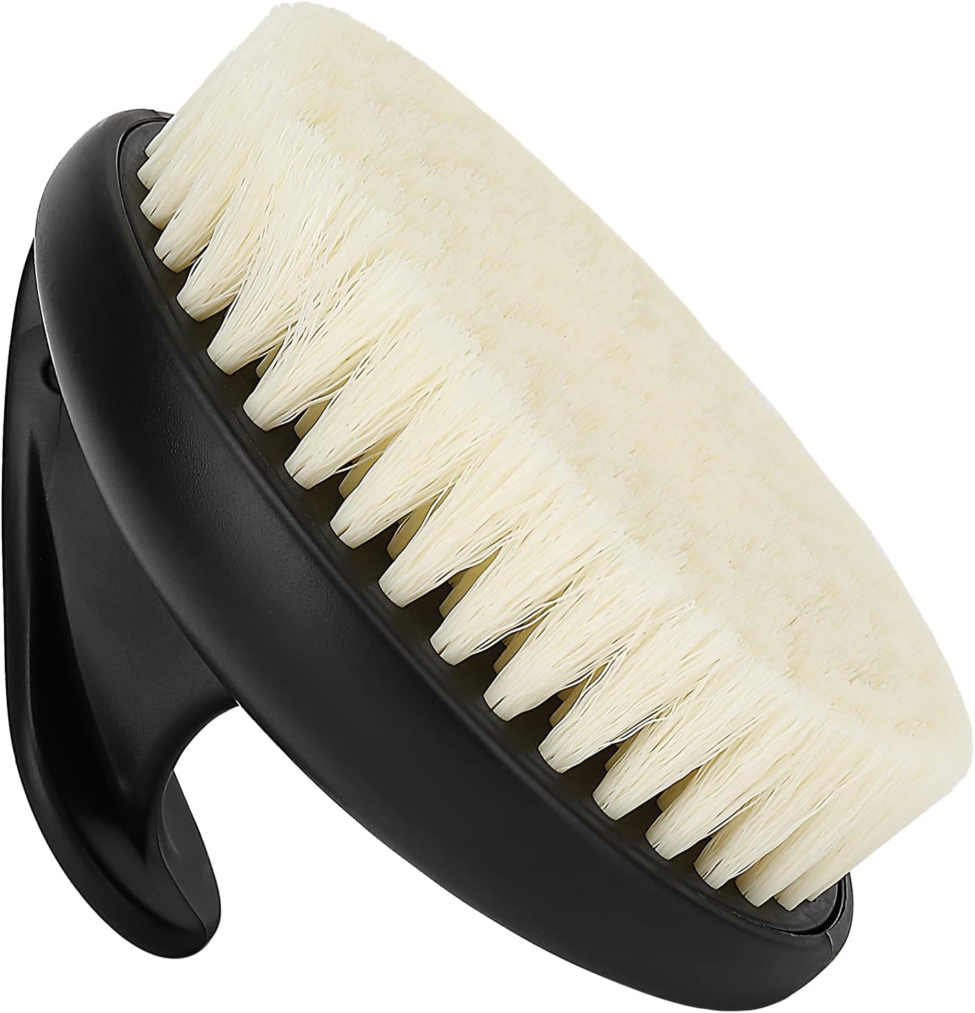 Dry Brushing Body Exfoliating Brush, Anti Slip Body Scrubber for Shower, Shower Body Cleaning Brush for Deep Cleansing & Soften Skin, Improve Circulation (Black)
