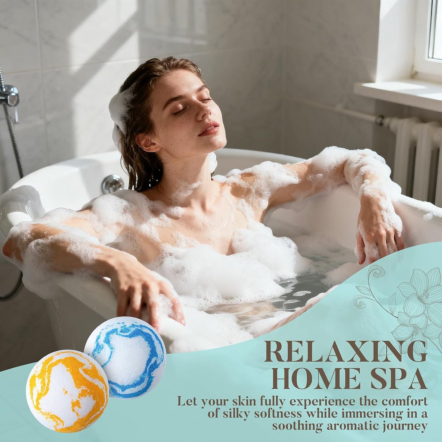 Bath Bombs Gift Set for Women Men, 12 Pack Organic & Natural Bath Bombs | Foam Spa Bath, Calming Relaxation, Aromatherapy, Perfect Presents for Women Men