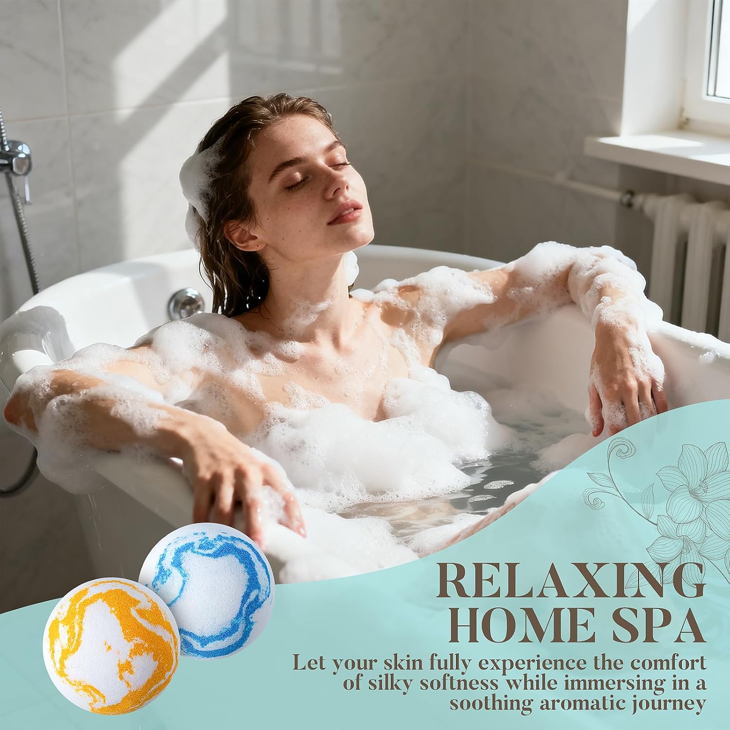 Bath Bombs Gift Set for Women Men, 12 Pack Organic & Natural Bath Bombs | Foam Spa Bath, Calming Relaxation, Aromatherapy, Perfect Presents for Women Men