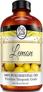 Oil of Youth Essential Oils 8oz - Lemon Essential Oil - Aromatherapy Oils - Therapeutic Grade