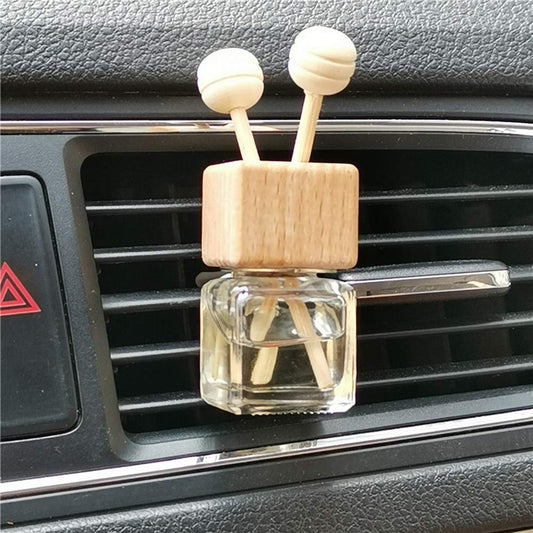 4 Packs Empty Essential Oil Diffuser Bottle Car Air Freshener Vent Clip Auto Perfume Diffuser Bottle Aromatherapy Fragrance