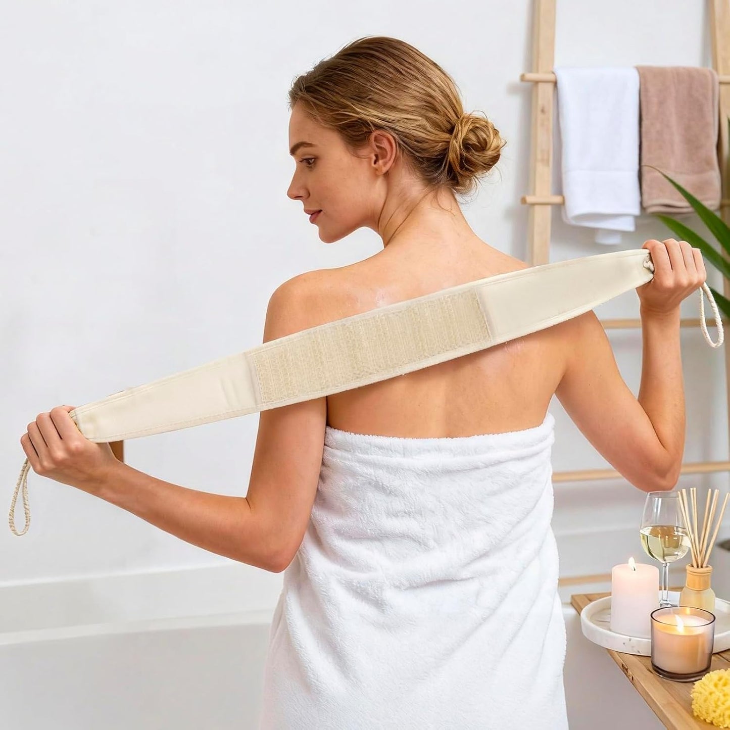 7 Packs Dry Brushing Body Brush Set for Lymphatic Drainage and Cellulite Massager, Long Handle Dry Brush for Body, Natural Boar Bristle Dry Body Brush Exfoliator