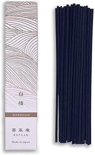 KOFUAN Japanese Incense Sticks Traditional Scents from Kyoto 40 Sticks Meditation, Relaxation & Stress Relief Made in Japan (Sandalwood)