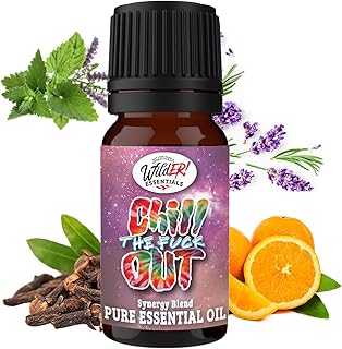 Wild Essentials Chill The F Out Essential Oil Blend, Calming Relaxing Aromatherapy Oil for Diffusers, 100% Pure, Crafted in USA