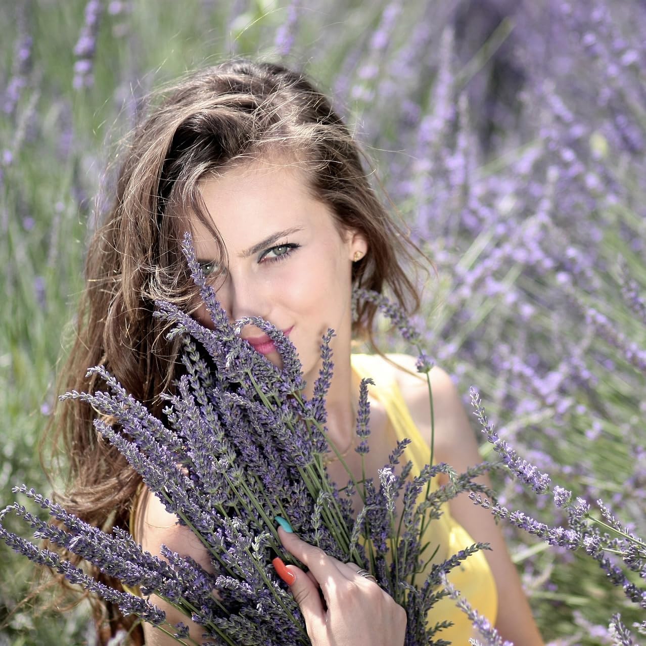 French Lavender Zen Blend Perfume Oil, Organic Jojoba Base with Botanical Lavender, Orange, Wild Marjoram & Frankincense Pure Essential Oils 10ML