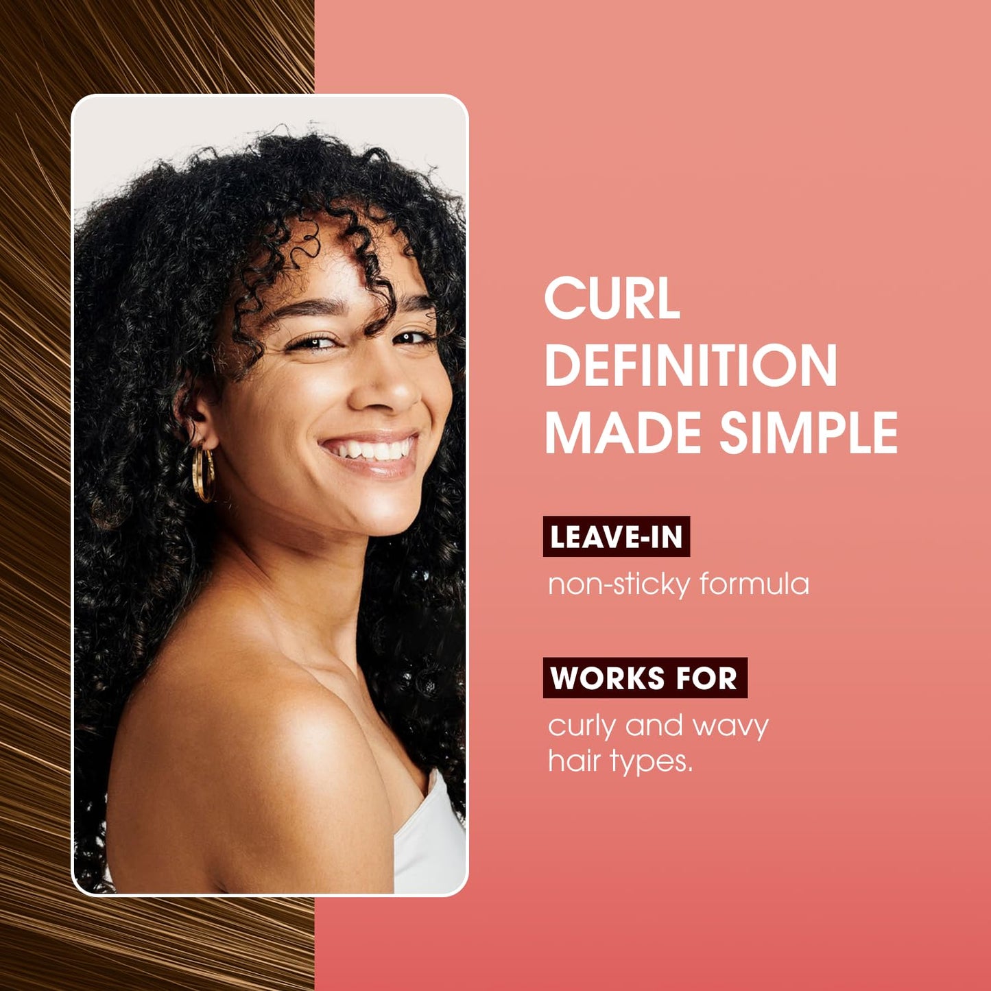 One 'n Only Defining Curl Cream with Argan Oil, Leave-in Conditioning Cream, Defines and Leaves Strong Curly Hair, Enhances Shine and Hydrates Without Sticky Residue, 9.8 Ounces