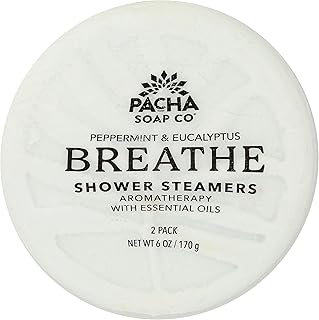 Pacha SOAP Steamer Breathe Shower Steamer 2 Count, 6 OZ