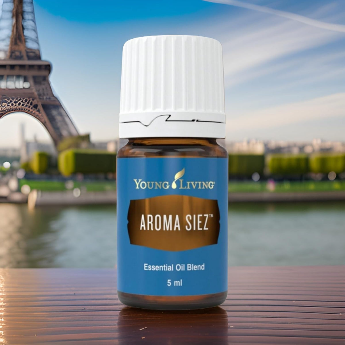 Young Living Aroma Siez Essential Oil Blend | 5 ml | Soothing, Refreshing, Relaxing Aroma | Ideal for Massage &amp; Topical Use | Lavender, Peppermint &amp; Basil Blend | Premium Essential Oils