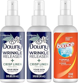 Downy Wrinkle Release Spray Bundle w/Bonus 3oz Bounce Spray Sample - 3 Pack