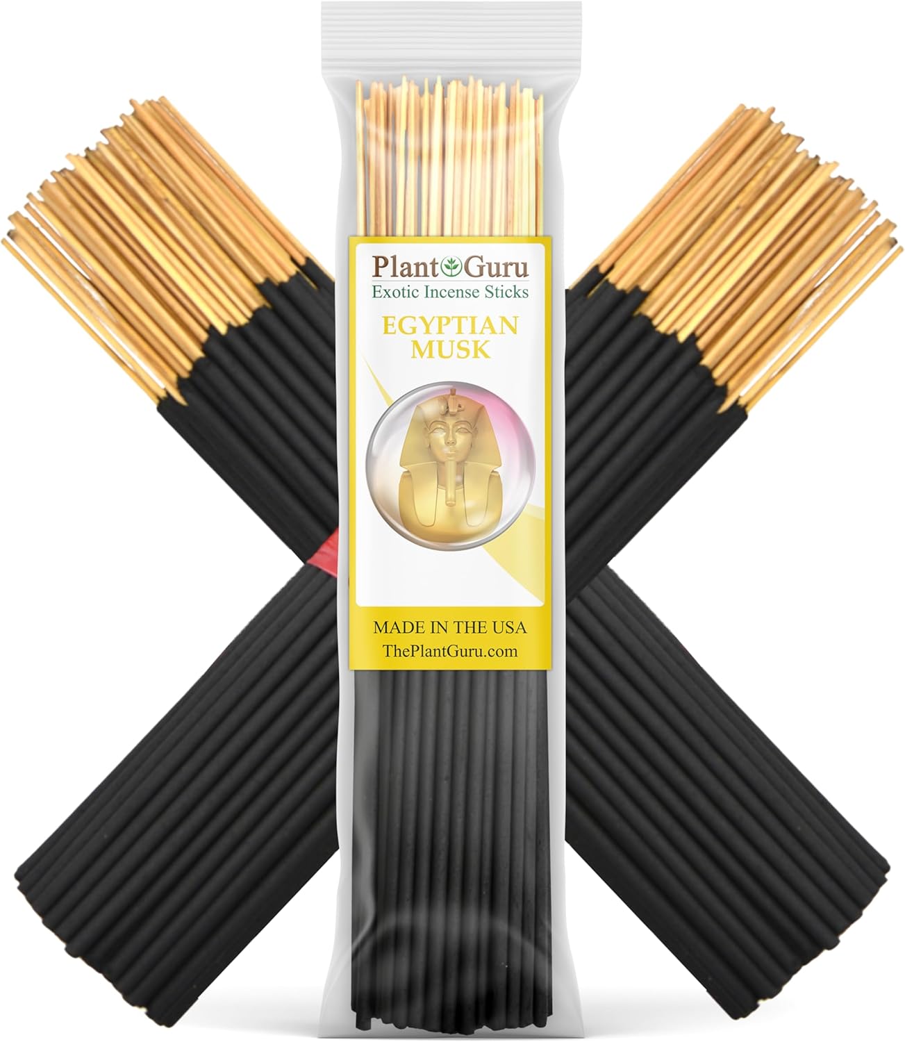 Egyptian Musk Exotic Incense Sticks 7 Inch - Bulk 1 Bundle 85 to 100 Sticks - Natural 7" Long Lasting Aroma that Burns for 30 to 45 Minutes.
