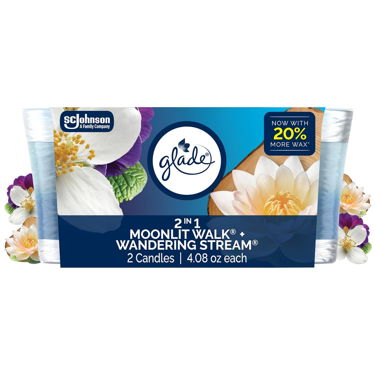 Glade 1-Wick 2in1 Scented Candle Jar