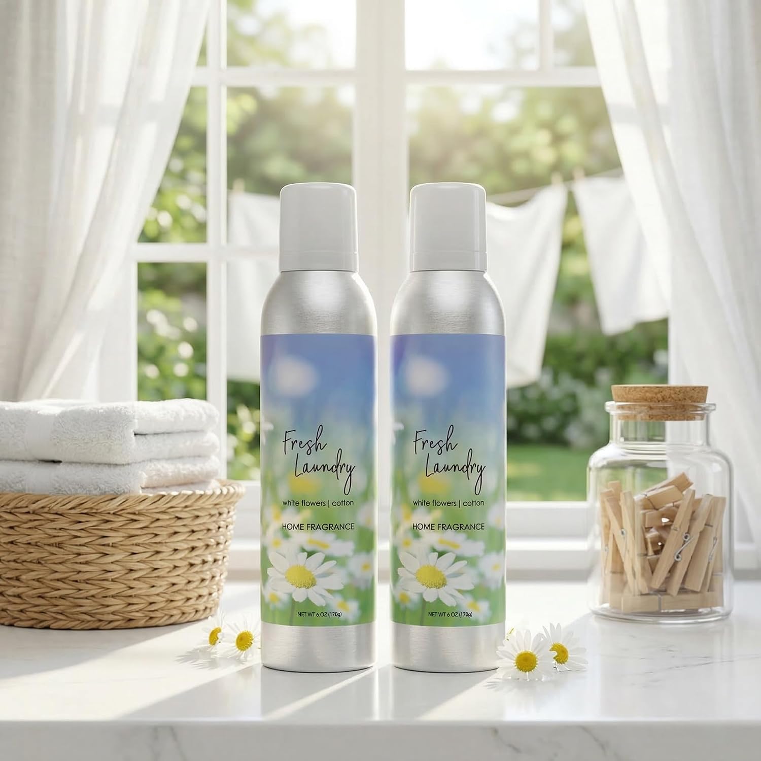 AP Fragrance Fresh Laundry - Air Freshener Spray - Concentrated Odor Eliminator for Home, Car, Office