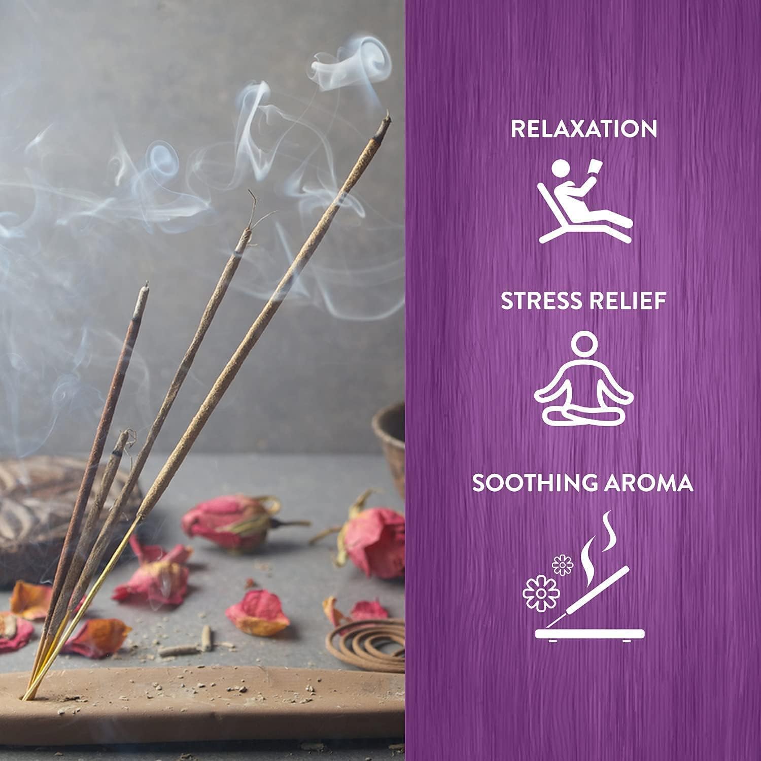 HEM Masala Incense Sticks – 12 Packets (15g Each) | Premium Handcrafted Aroma | Calming, Purifying Scent for Meditation & Yoga | Long-Lasting Fragrance for Home & Relaxation. (Lavender)