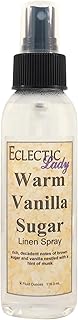 Eclectic Lady Warm Vanilla Sugar Linen Spray, Bedding & Pillows, (Double Strength 16 oz)