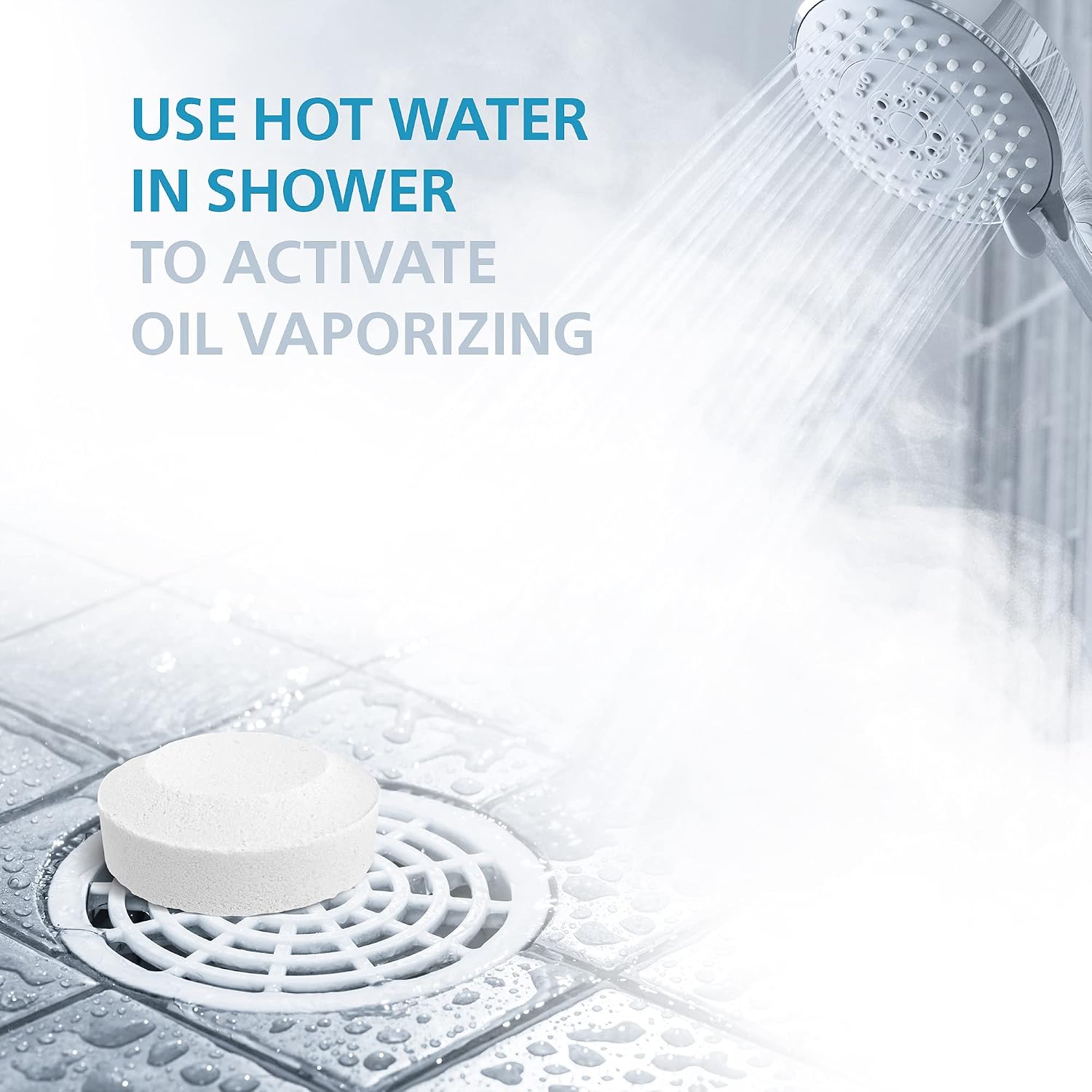 Made in USA - 18 Shower Steamers Vapor Tablets Extra Strong for Sinus Relief Aromatherapy Spa, Shower Bombs - Menthol Crystals, Camphor and Eucalyptus Essential Oils - Long Lasting Effect