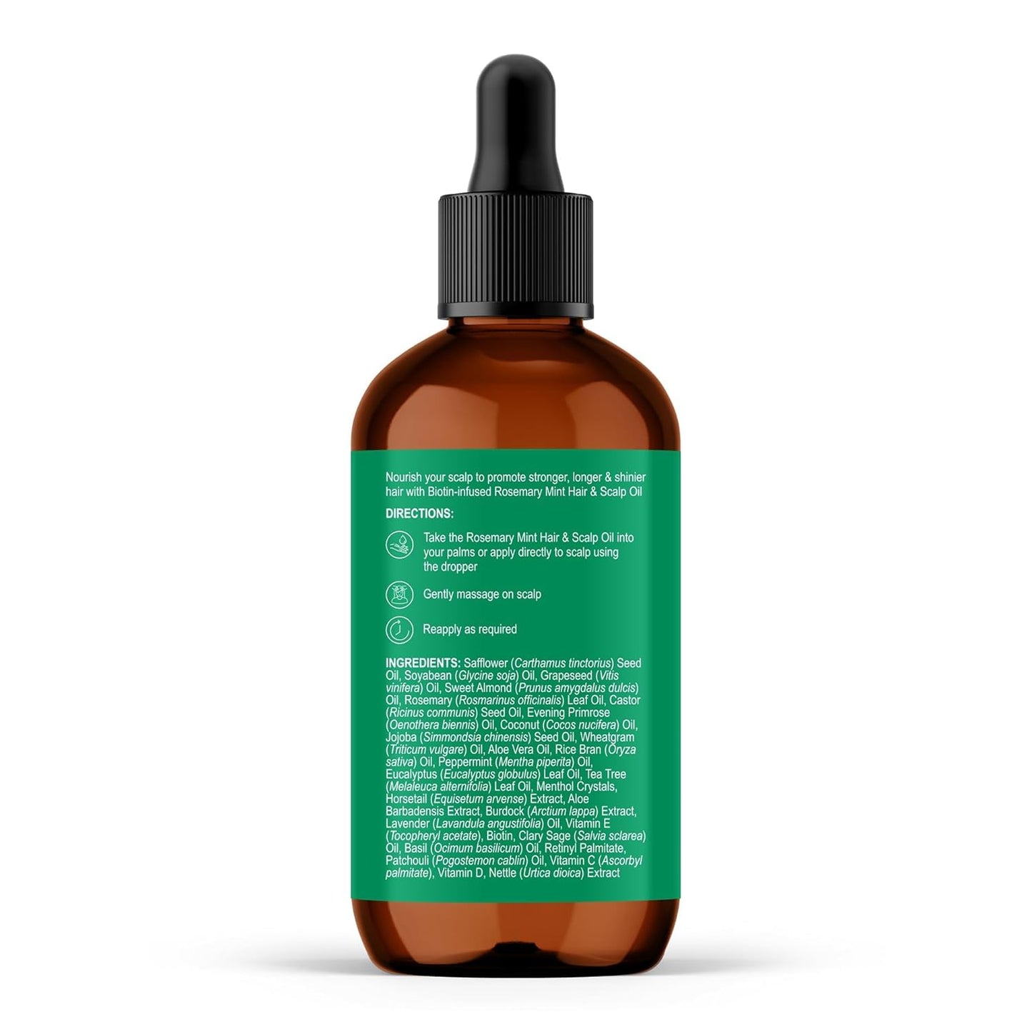 Botanic Hearth 100% Pure Rosemary Mint Oil For Hair Growth & Hair Treatment Oils 2 Fl Oz | Infused with coconut Oil | Hair Oil Repairs Dry Damaged Hair, Strengthening, Healthier | All Hair Types