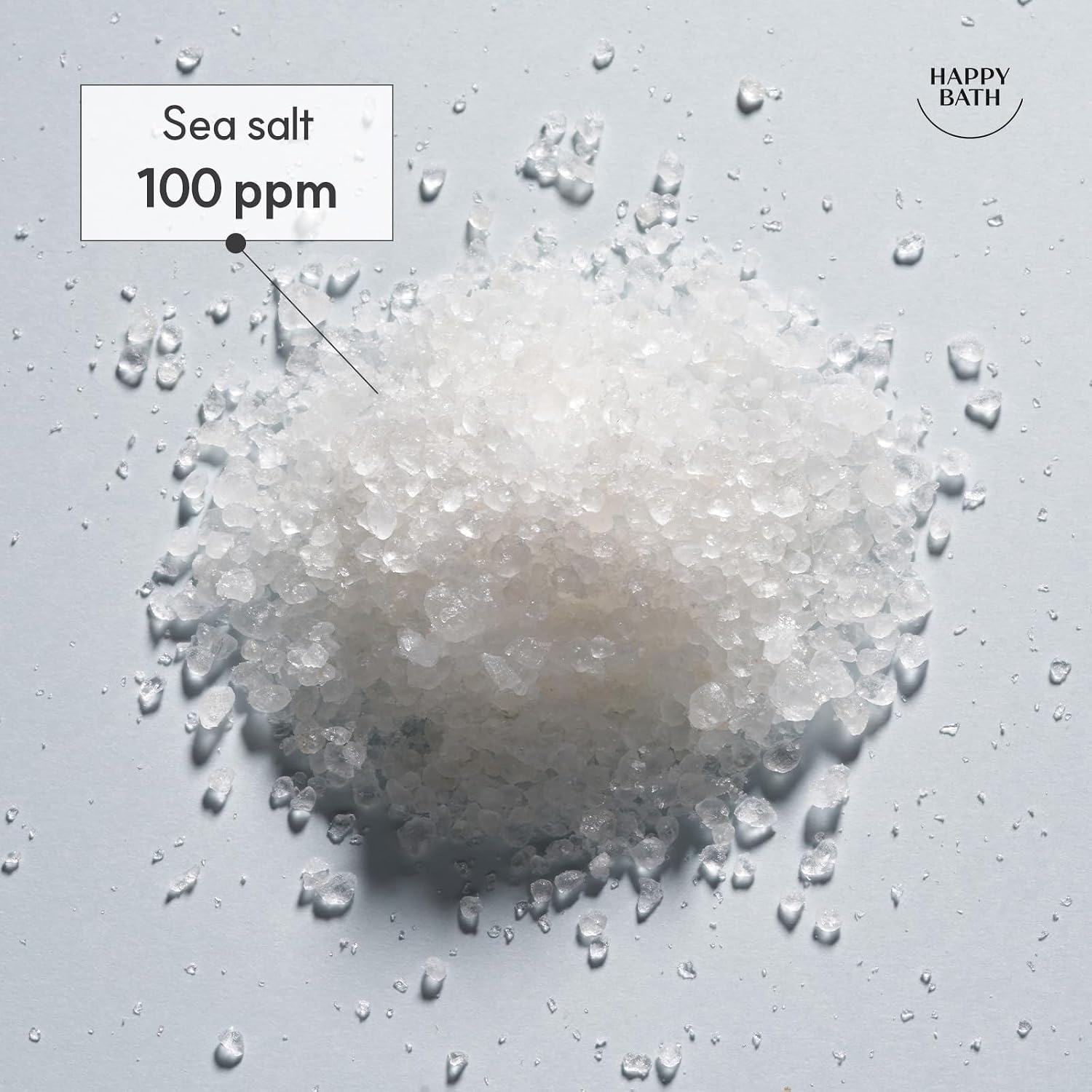 HAPPY BATH Deep Sea Salt Facial Cleanser, Exfoliating Face wash with Cellulose beads, Combination to Oily Skin, Korean Foaming Face Cleanser, Gentle Formula for Daily Use, 5.29 Fl Oz.