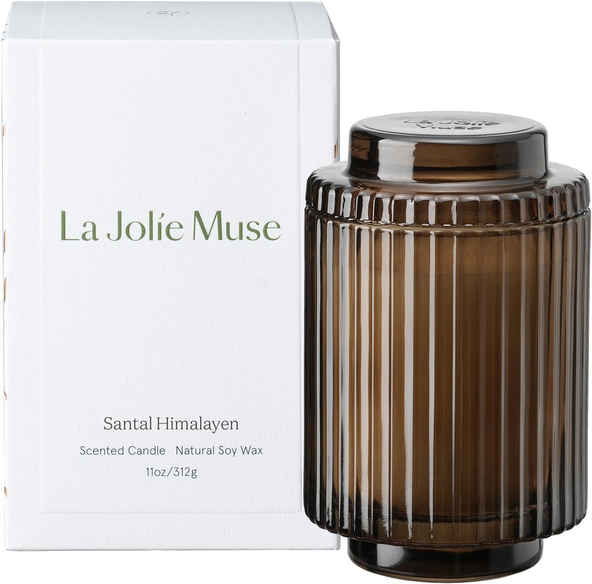 LA JOLIE MUSE Sandalwood Scented Candles for Home