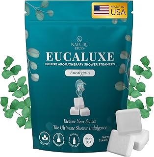 Eucalyptus Shower Steamers - 7 Pack Shower Tablets Aromatherapy for Sinus and Tension Support - Gifts for Women & Men - Eucalyptus for Shower, Shower Accessories & at Home Spa Essentials
