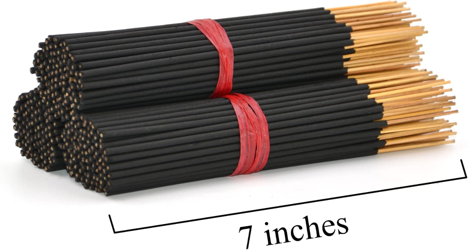 Dragons Blood Exotic Incense Sticks 7 Inch - Bulk 1 Bundle 85 to 100 Sticks - Natural 7" Long Lasting Aroma That Burns for 30 to 45 Minutes.