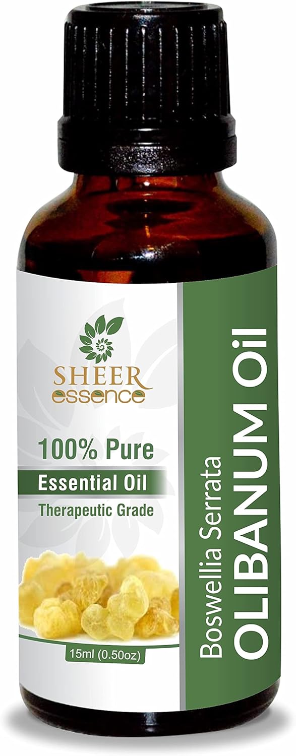Olibanum Oil 5 ML (0.16 Fl.Oz) | 100% Pure Natural Undiluted Uncut Therapeutic Grade Boswellia Serrata Essential Oil