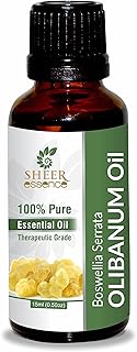 Olibanum Oil 5 ML (0.16 Fl.Oz) | 100% Pure Natural Undiluted Uncut Therapeutic Grade Boswellia Serrata Essential Oil