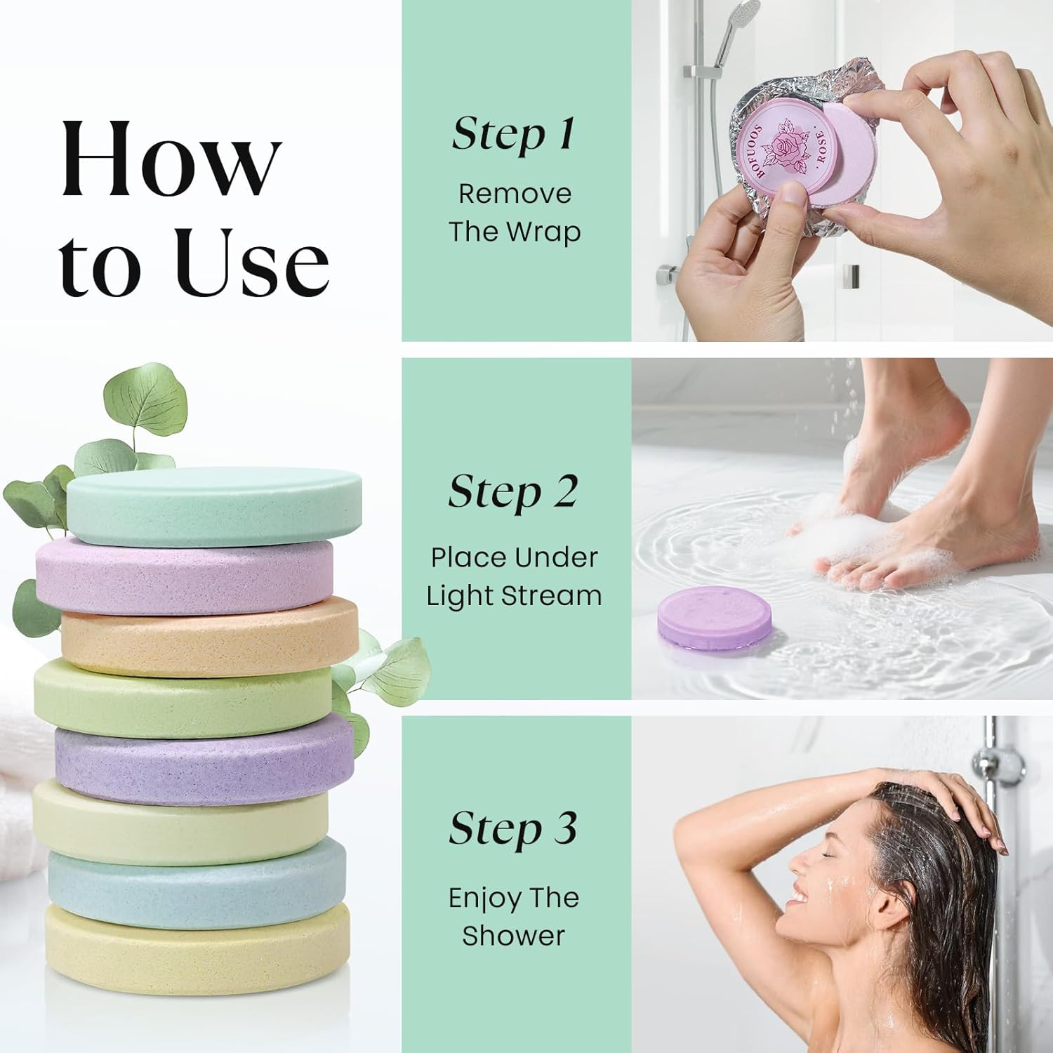 Shower Steamers Aromatherapy – Birthday Gifts for Women Wife Teen Girls Mom, Graduation Gifts, Natural Essential Oils Bath Bombs for Self Care Relaxation Home SPA