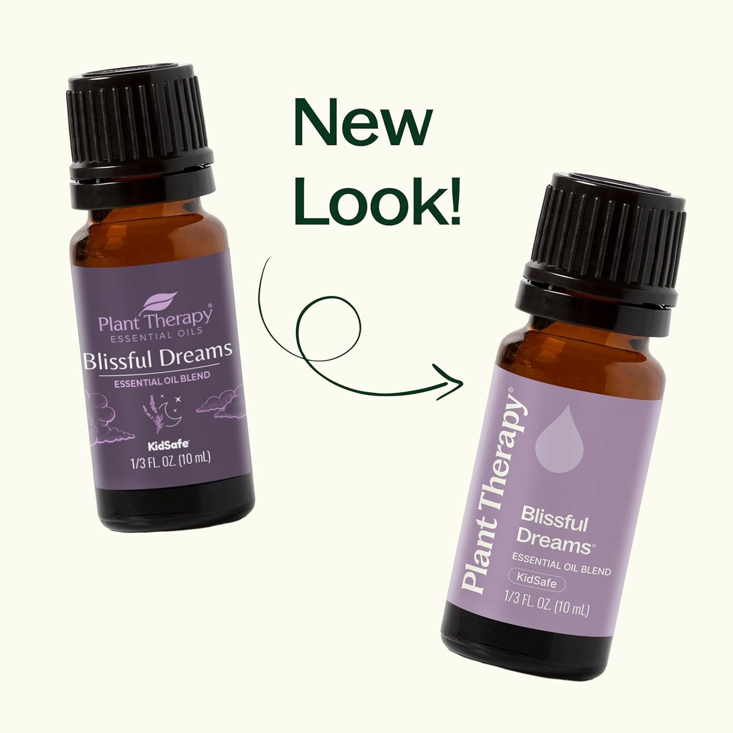 Plant Therapy Blissful Dreams Essential Oil Blend, For Relaxation While Supporting Quality Rest, Grounding and Soothing, Lovely Bedtime Aroma, 10 mL (1/3 oz) 100% Pure, Undiluted, Natural Aromatherapy
