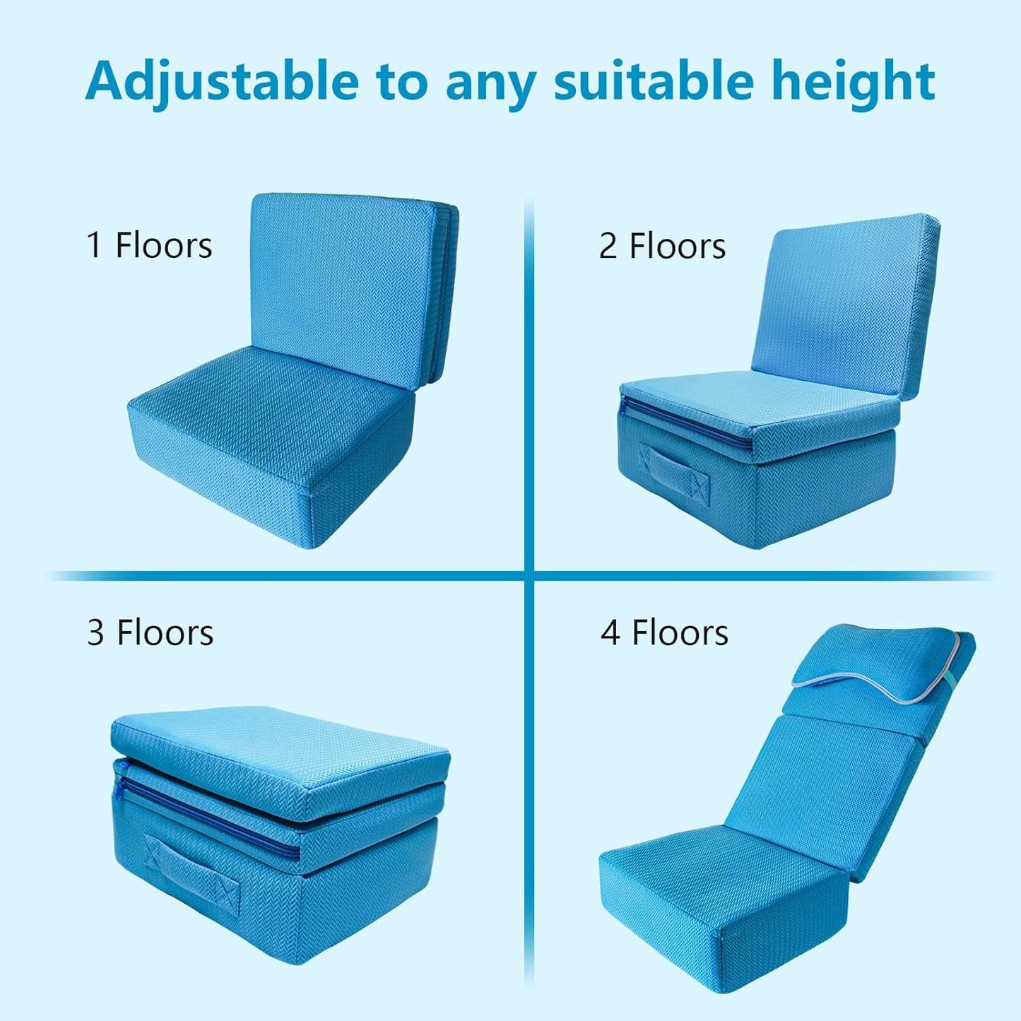 Hot Tub Booster Seat for Adults,Adjustable 3 Heights up to 8.7", Backrest and Removable Bath Pillow,Thickened Bathtub Cushion，3D Air Mesh Hot Tub Accessories，Full Body Support for Back Pain Relief.