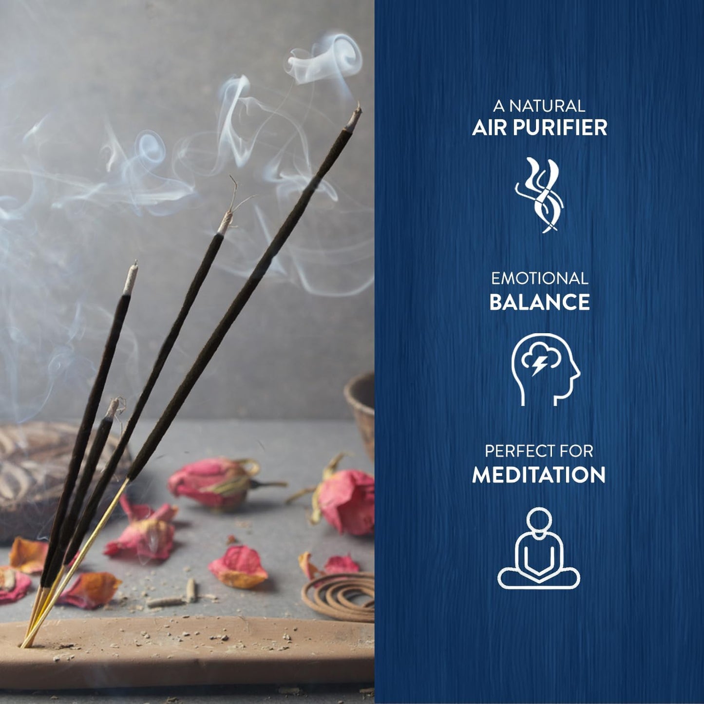 HEM - The Moon Incense Sticks - Pack of 6 - 120 count - 301g