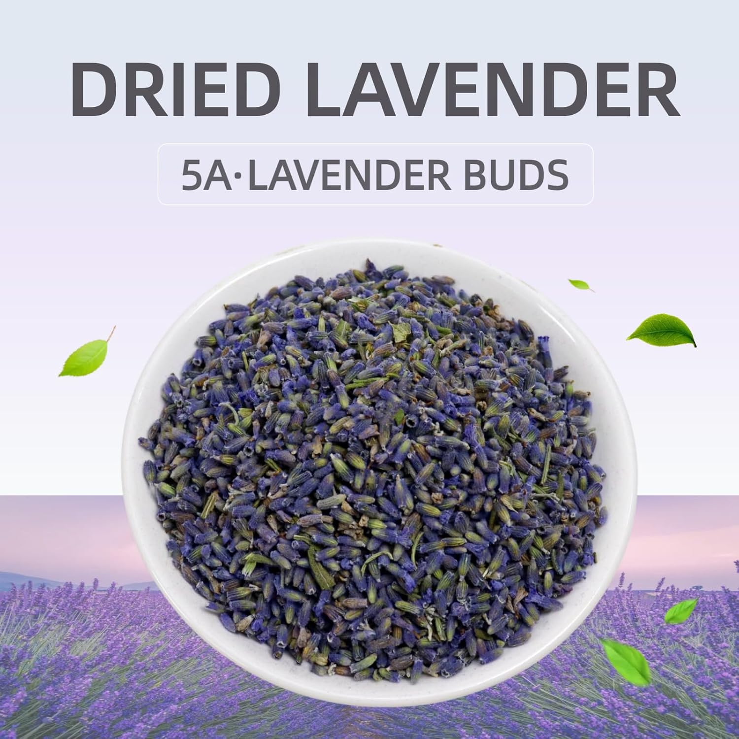 Dried Lavender Buds, Natural Lavender Flowers (7oz / 200g) for Weddings Parties Wardrobes Drawers Sachets Soap Making DIY Projects