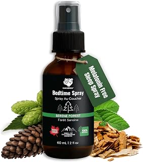 Award Winning Linen Spray for Bedding, 100% Natural Bed Spray, Pillow Mist Sleep Spray for Adults, Deep Sleep Pillow Spray for Sleeping Calm, Lavender & Melatonin Free, 10 Essential Oil Blend,2 fl oz
