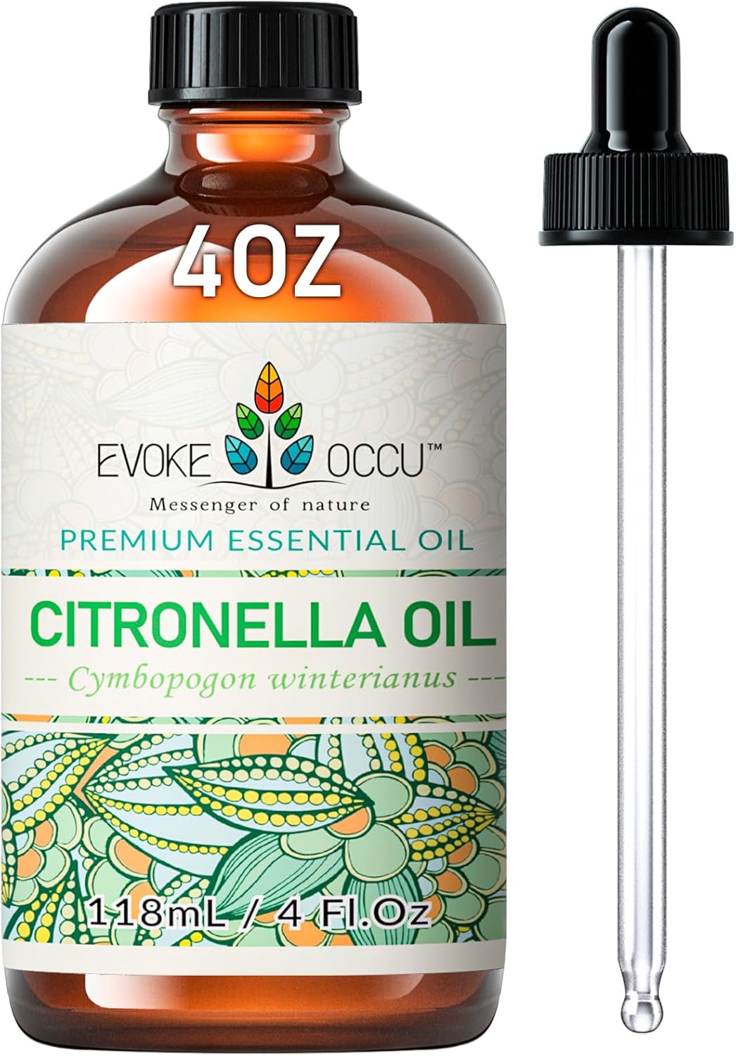 EVOKE OCCU Citronella Essential Oil and Cedarwood Essential Oil - 4 Fl Oz