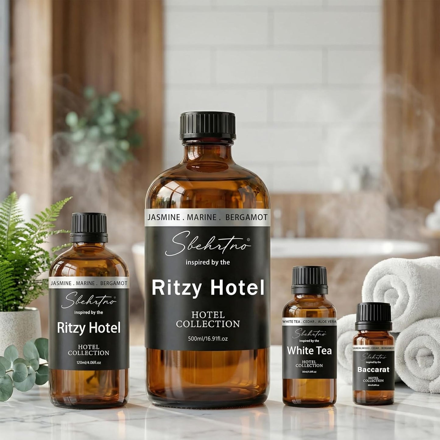 Hotel Collection Diffuser Oil – Inspired by Iconic Five-Star Coastal Hotel Scents – for Essential Oil & Waterless Diffusers (0.34 Fl Oz (Pack of 1))