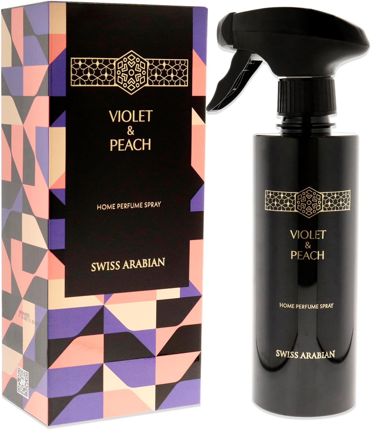 Swiss Arabian Violet and Peach Air Freshener - Luxury Products From Dubai - Lasting Home Fragrance Room Spray - Your Home's Signature Aroma - 10.14 oz