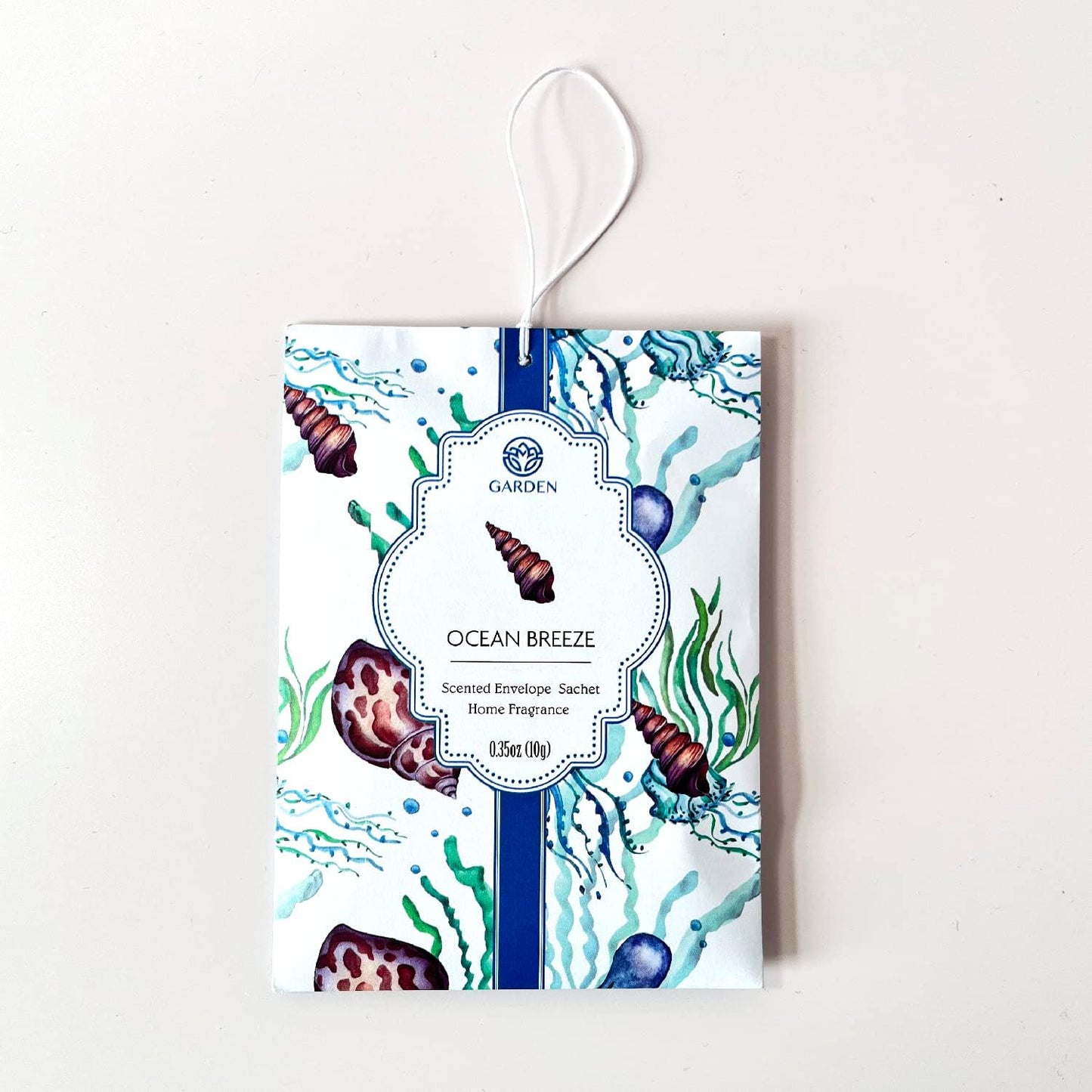 Ocean Breeze Scented Sachets - 12 Pack, Long-Lasting Home Fragrance Sachet Bags, Large Fresh-Scented Envelope Packets, Fragrant Sachets for Drawers and Closets