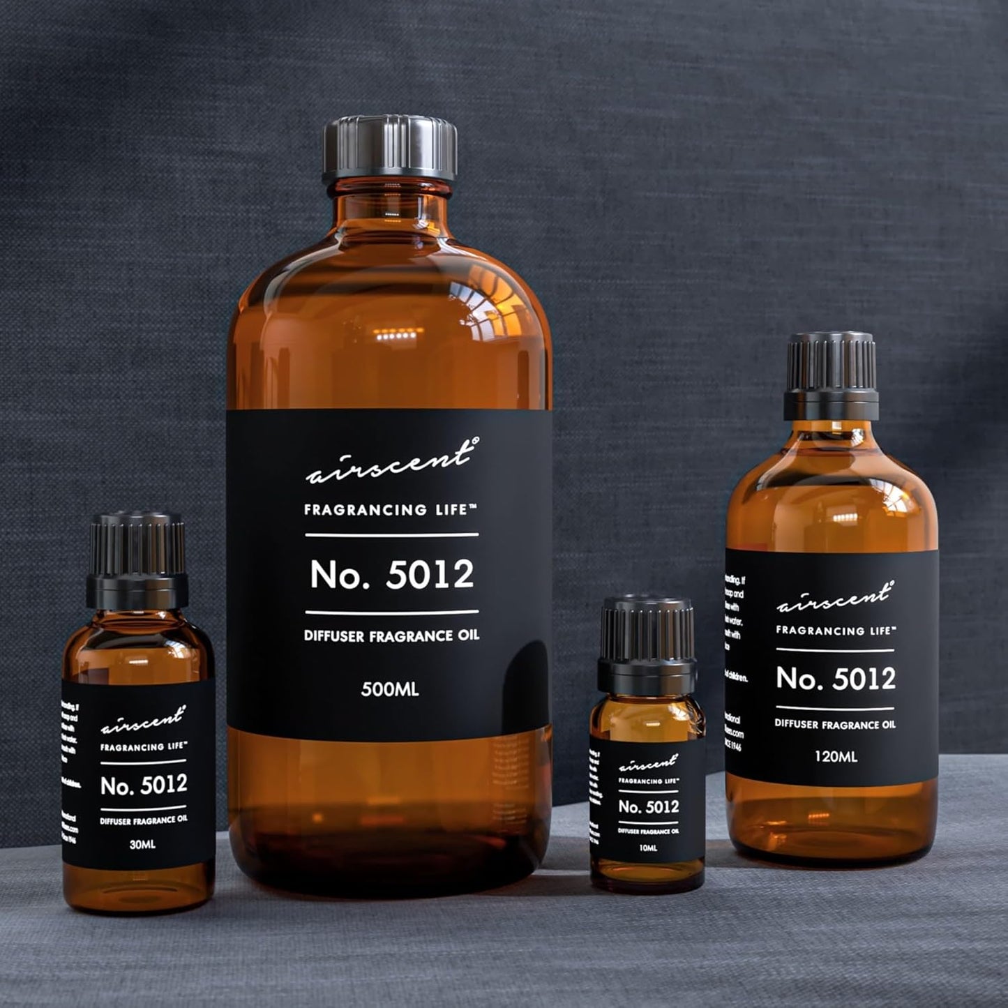 AirScent No. 5012 Perfume Dupe Diffuser Oil - Sandalwood Honey Pomelo - Premium Fragrance Oil Blend for Ultrasonic and Waterless Diffusers and Crafting - 120 mL, 4 fl oz
