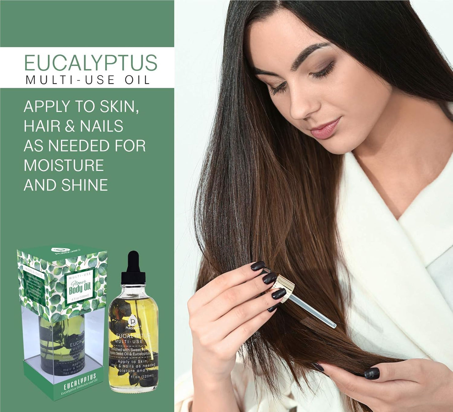 Pursonic Multi-Use Flower Body Oils (EUCALYPTUS)